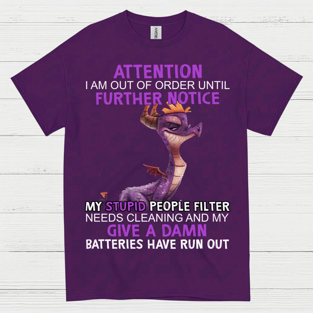 Out Of Order Dragon T Shirt