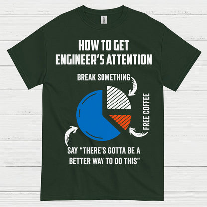 Engineer Attention Humor T Shirt