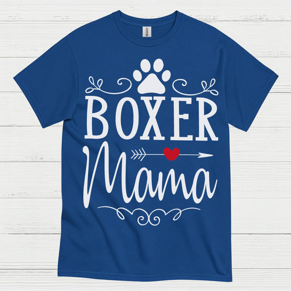 Boxer Mama Dog T Shirt