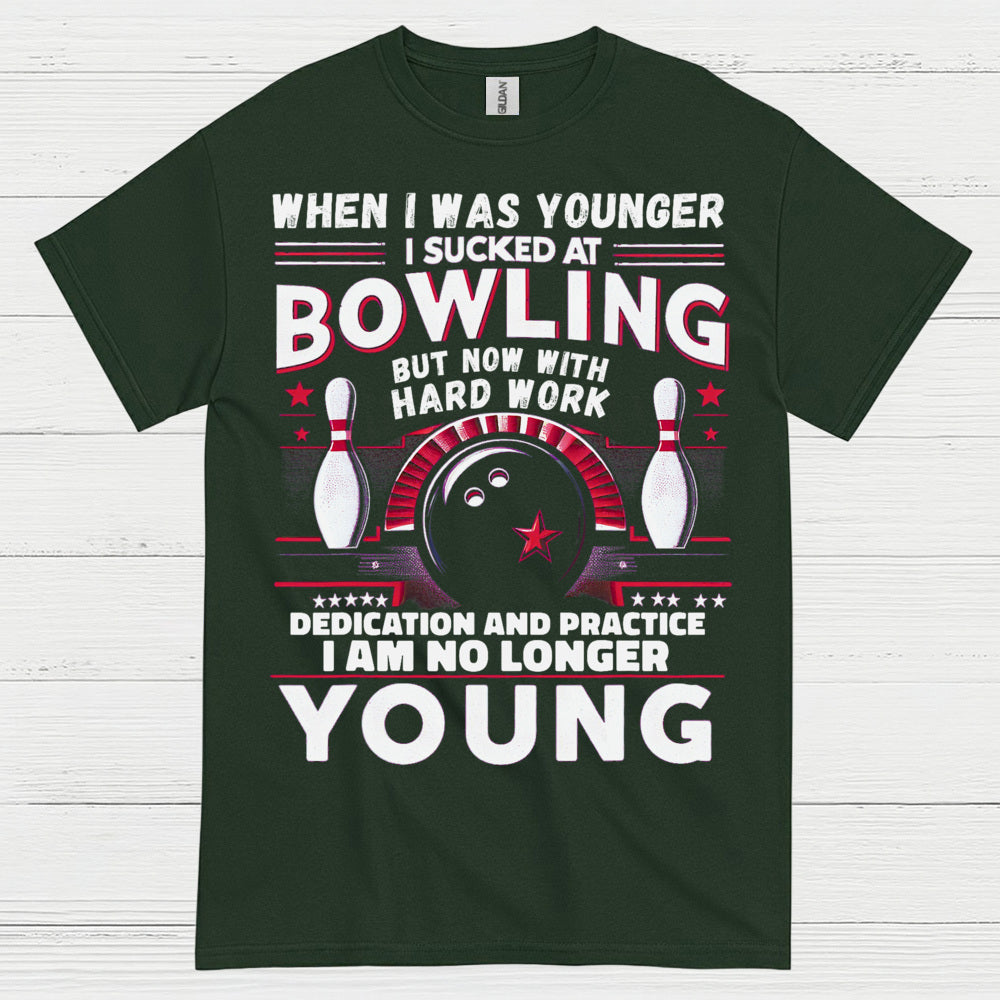 Bowling No Longer Young Funny T Shirt