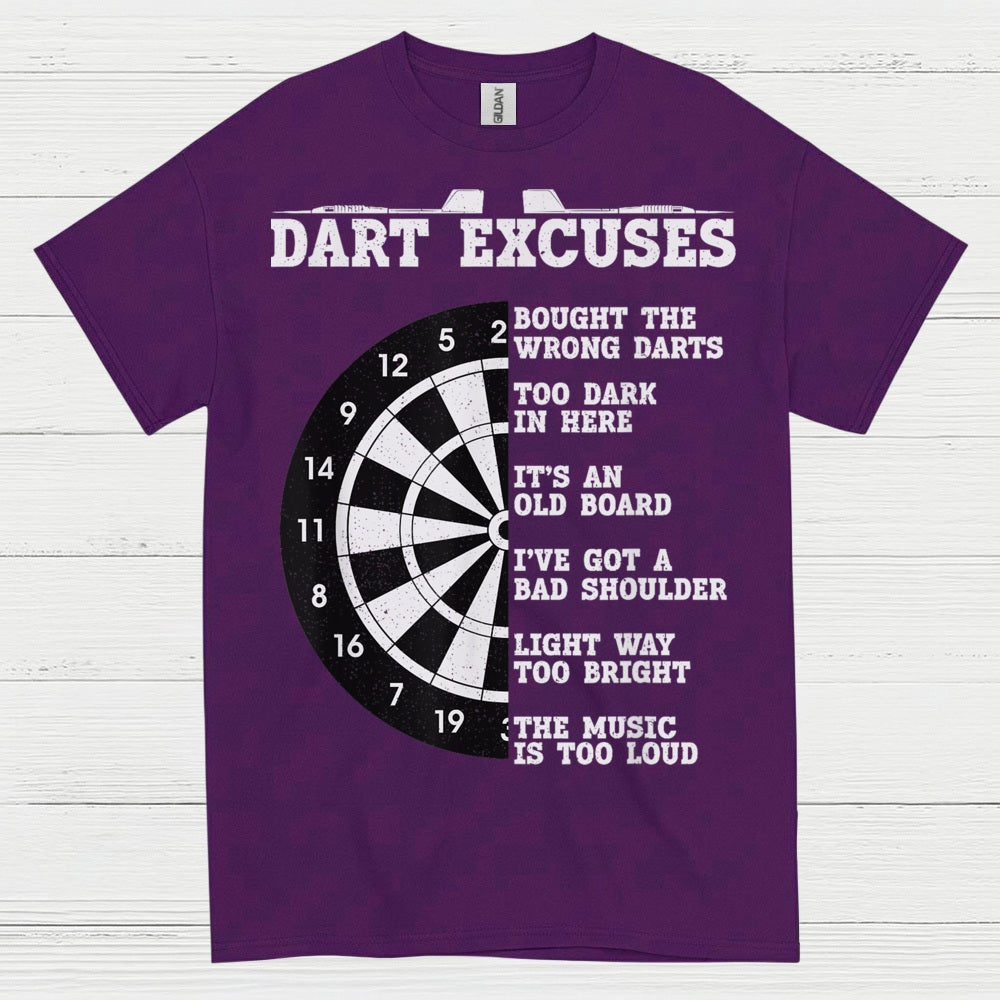 Dart Excuses Funny Darts T Shirt