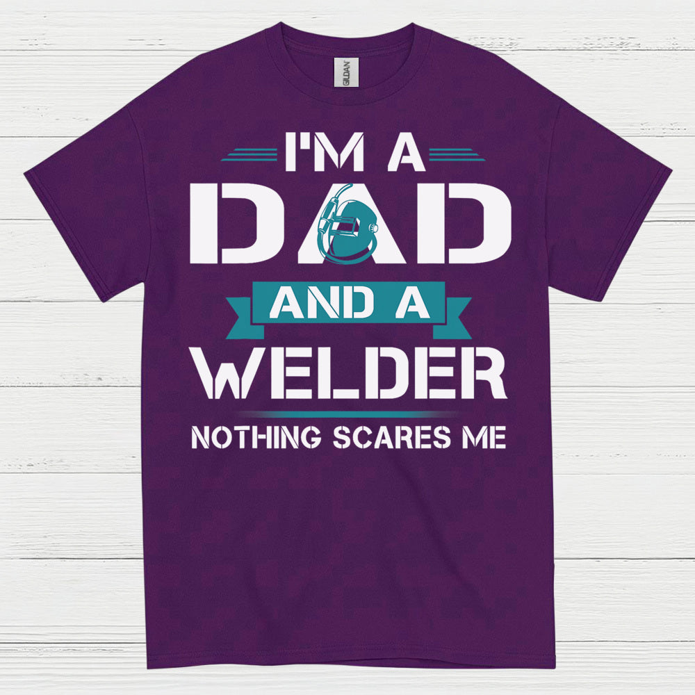 Dad And Welder Pride T Shirt