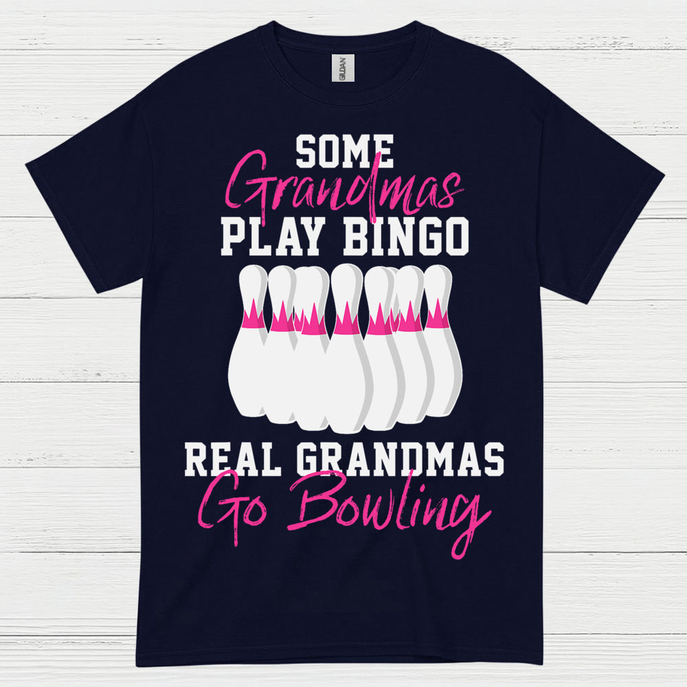 Real Grandmas Go Bowling Funny T Shirt