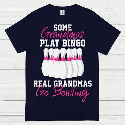 Real Grandmas Go Bowling Funny T Shirt