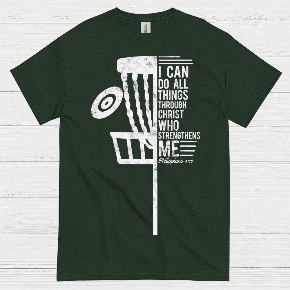 I Can Do All Things Disc Golf T Shirt