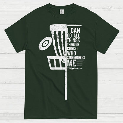 I Can Do All Things Disc Golf T Shirt