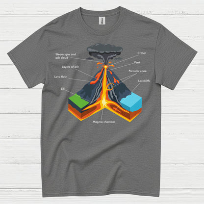 Volcano Science Teacher T Shirt
