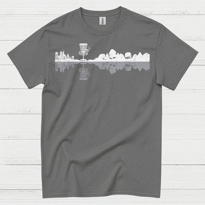 Disc Golf Skyline Reflection T Shirt