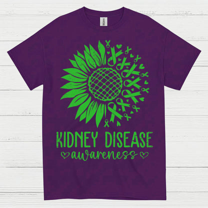 Kidney Disease Awareness Sunflower Hope T Shirt