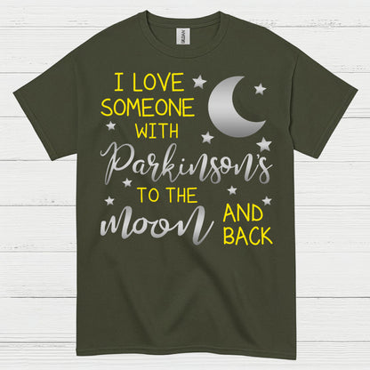 Love Someone With Parkinsons Moon T Shirt
