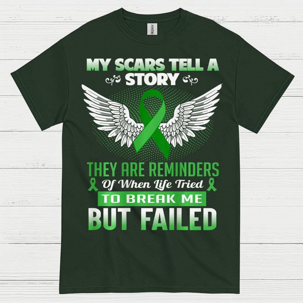 My Scars Tell A Story Strength Awareness T Shirt