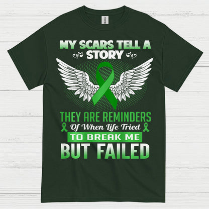 My Scars Tell A Story Strength Awareness T Shirt