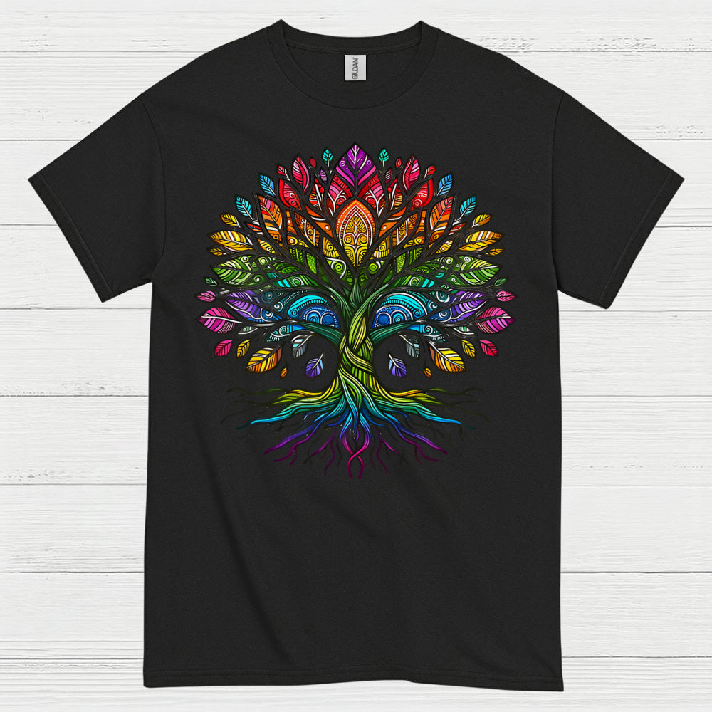 Colorful Tree Of Life Pride T Shirt