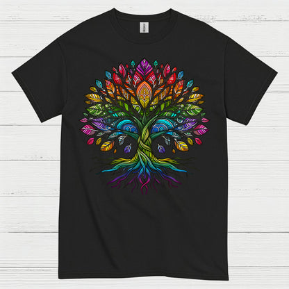 Colorful Tree Of Life Pride T Shirt