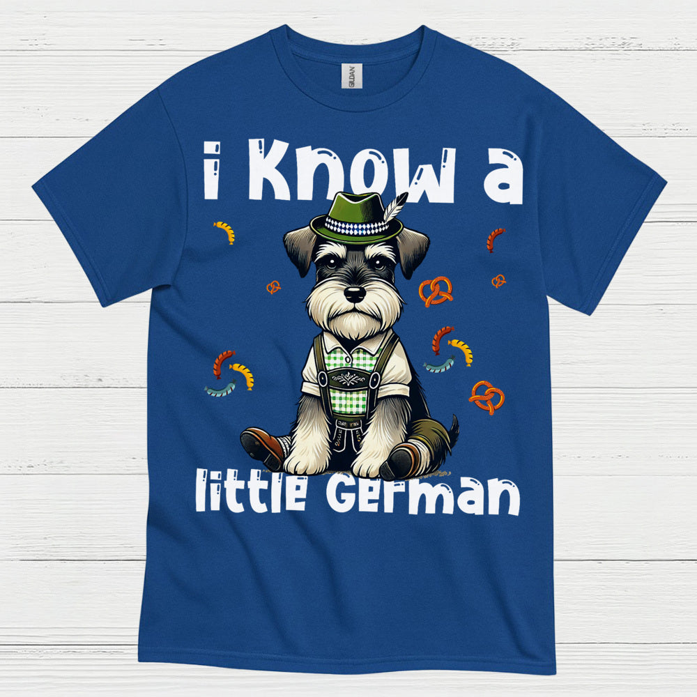 Funny Little German Schnauzer Dog T Shirt