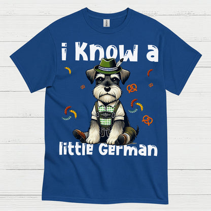 Funny Little German Schnauzer Dog T Shirt