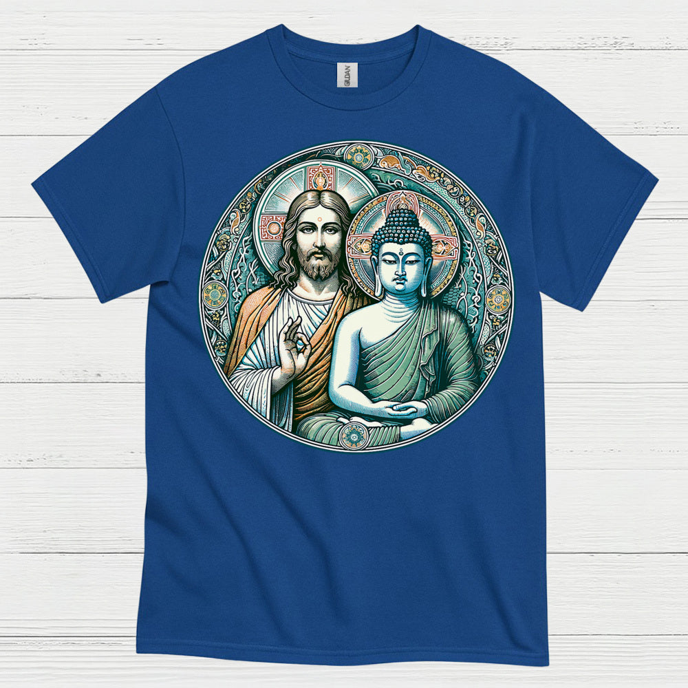 Jesus Buddha Harmony Spiritual T Shirt