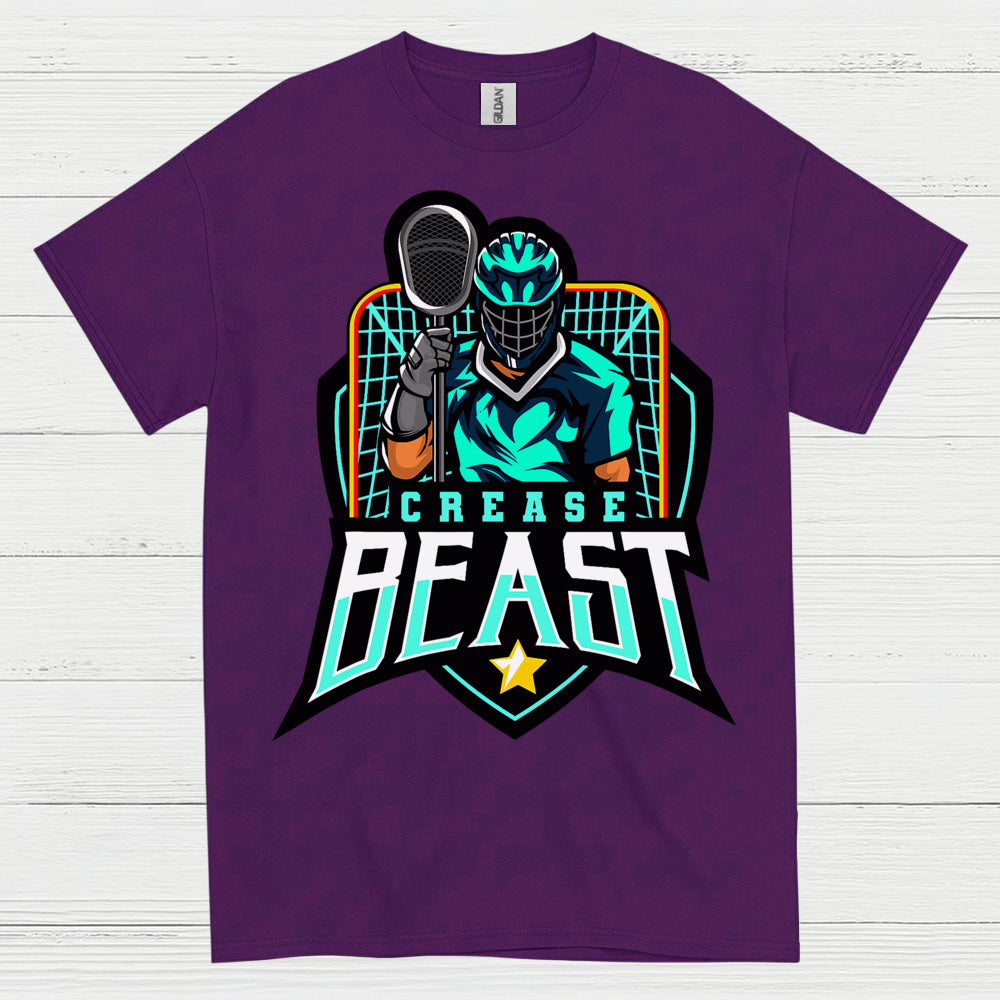 Crease Beast Lacrosse Goalie T Shirt