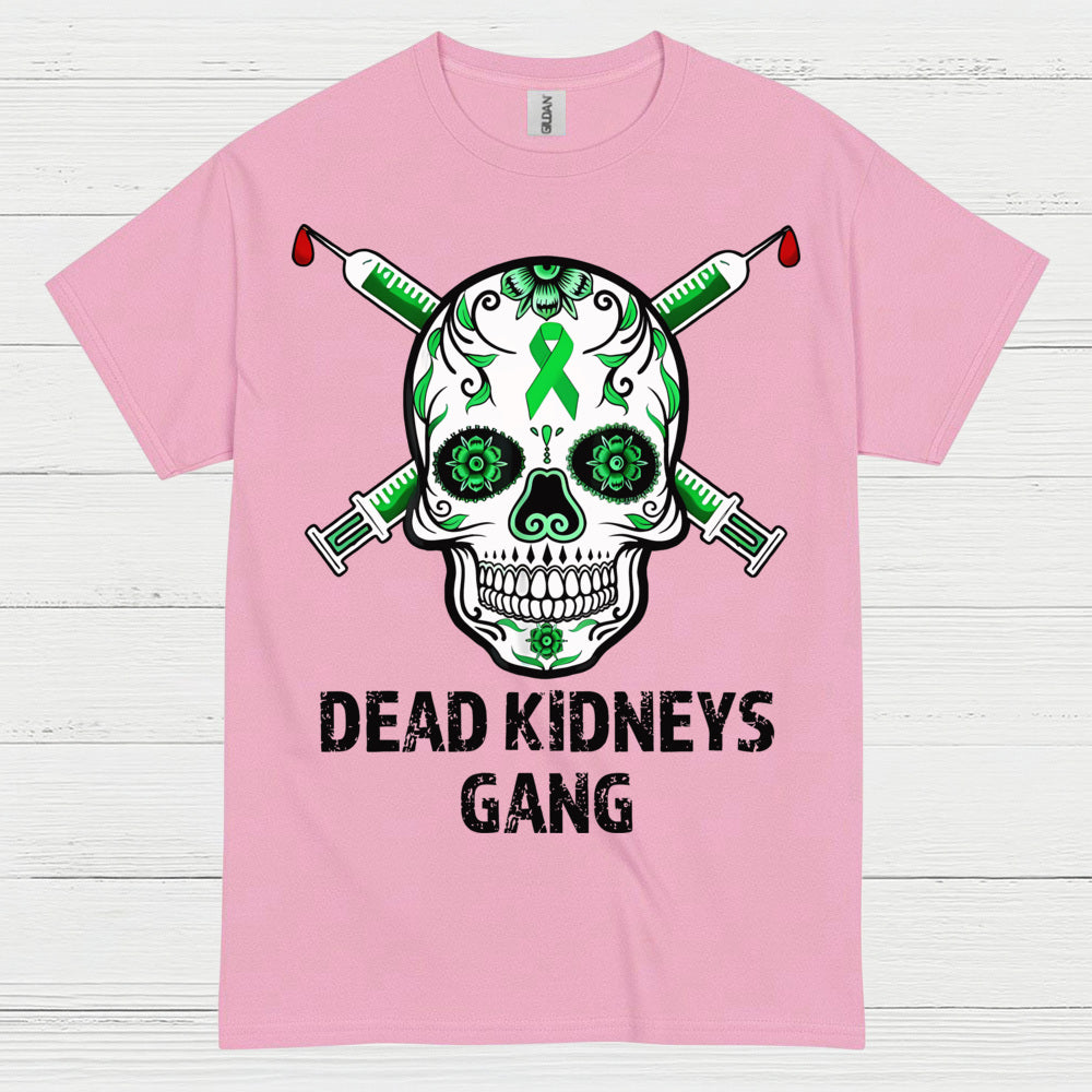 Dead Kidneys Gang Skull Awareness T Shirt