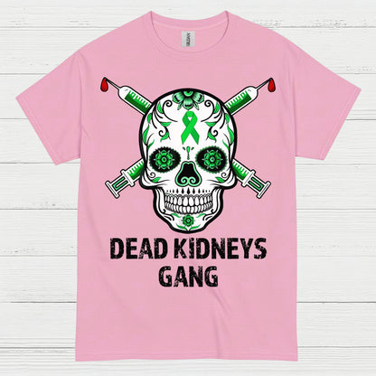Dead Kidneys Gang Skull Awareness T Shirt