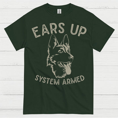 German Shepherd Alert Loyalty Guard Dog T Shirt