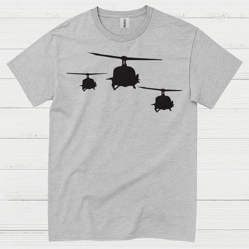 Military Helicopter Formation Aviation T Shirt