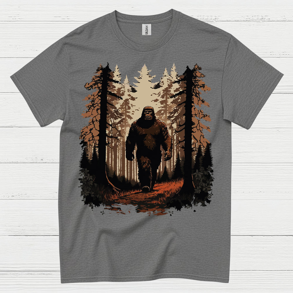 Forest Walk Bigfoot T Shirt