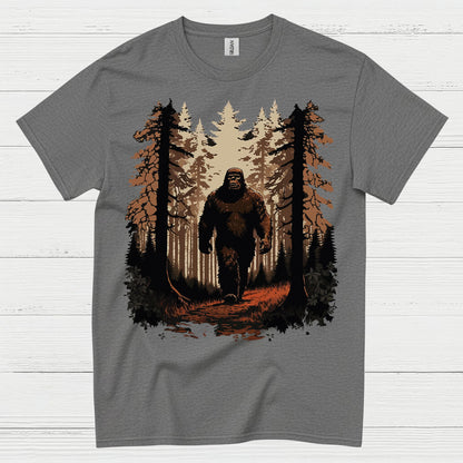 Forest Walk Bigfoot T Shirt