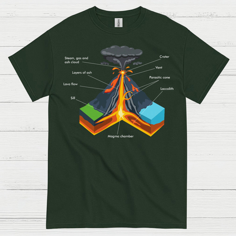 Volcano Science Teacher T Shirt