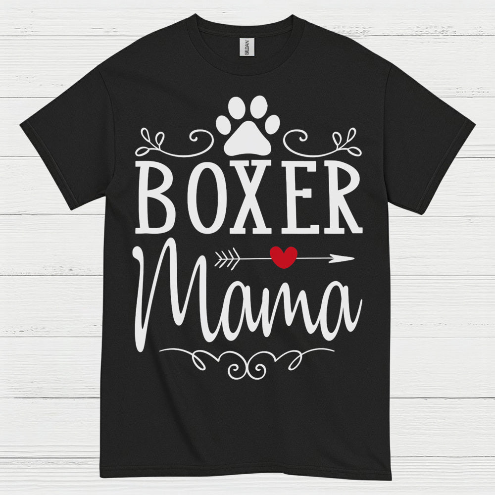 Boxer Mama Dog T Shirt