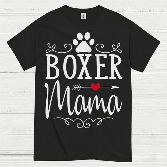 Boxer Mama Dog T Shirt