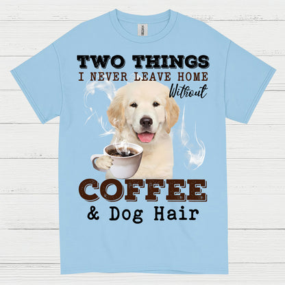 Coffee And Dog Hair Funny Dog Lover T Shirt
