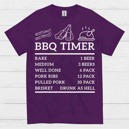 BBQ Timer Grilling T Shirt