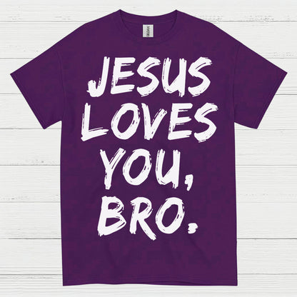Jesus Loves You Bro Christian Faith T Shirt