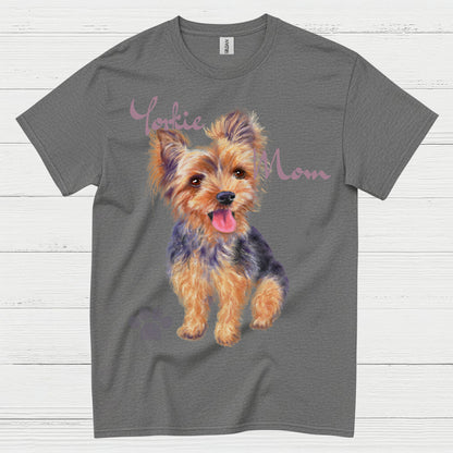 Cute Yorkie Mom Dog Lover T Shirt