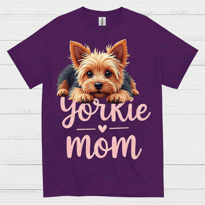 Yorkie Mom Cute Dog Lover T Shirt