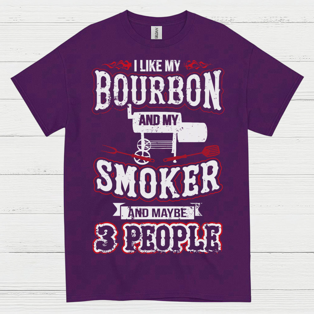 Bourbon Smoker Funny BBQ T Shirt
