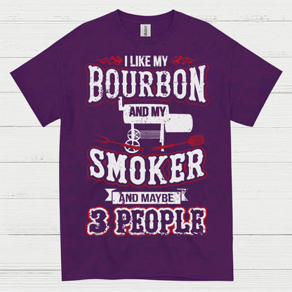 Bourbon Smoker Funny BBQ T Shirt