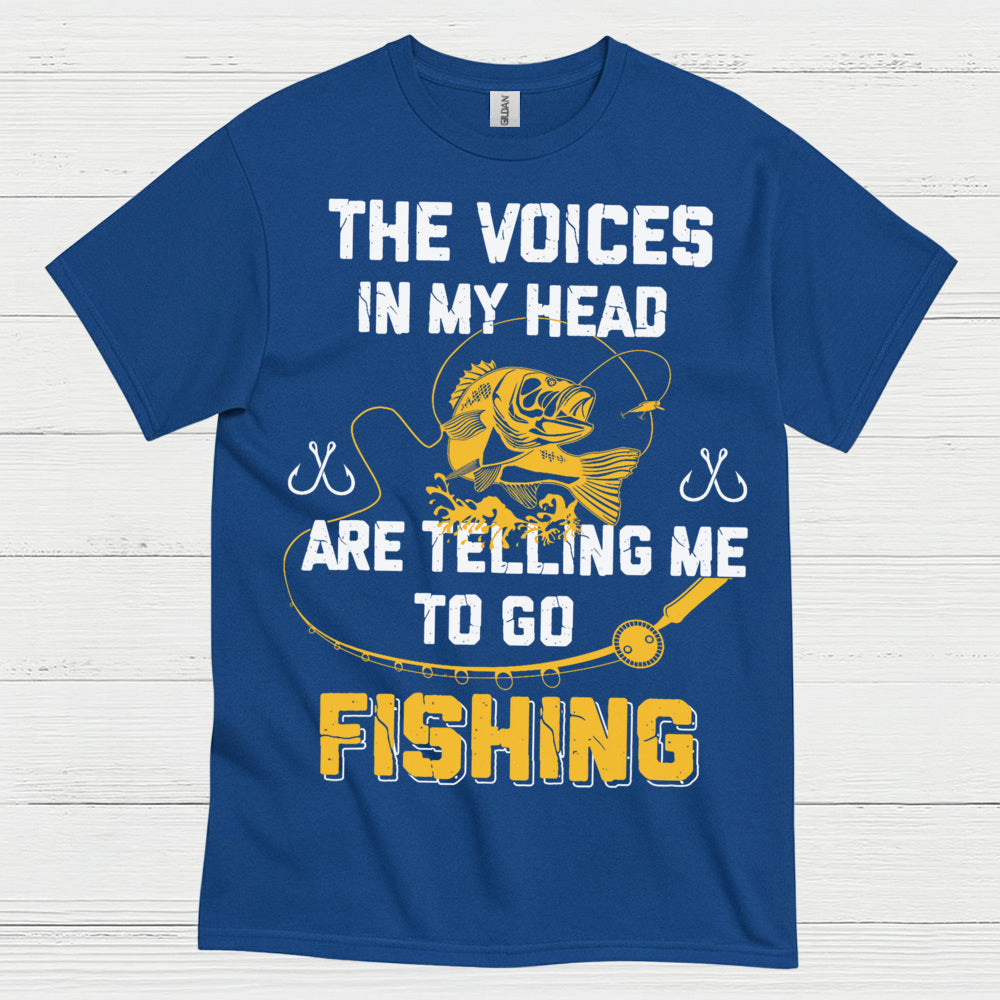 Voices In My Head Fishing T Shirt