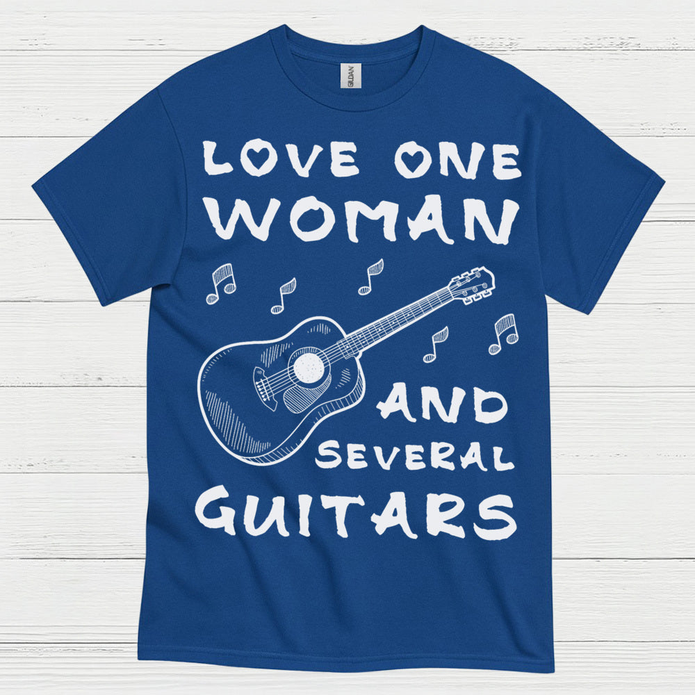 Love One Woman Guitar T Shirt