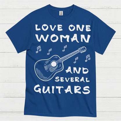 Love One Woman Guitar T Shirt