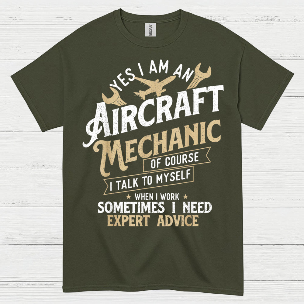 Funny Aircraft Mechanic Expert Advice T Shirt