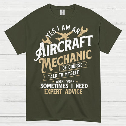 Funny Aircraft Mechanic Expert Advice T Shirt
