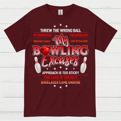 Bowling Spirit Minimal Artistic T Shirt