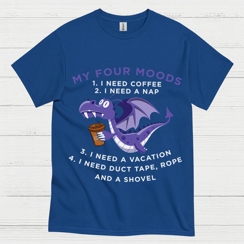 Sarcastic Coffee Dragon T Shirt