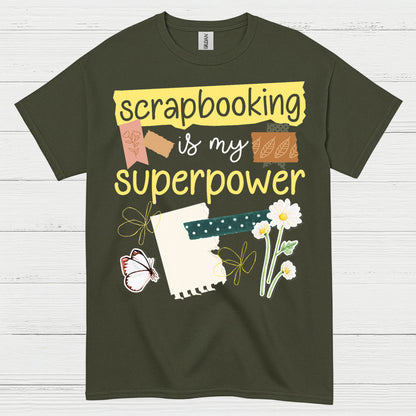 Scrapbooking Superpower Craft Lover T Shirt