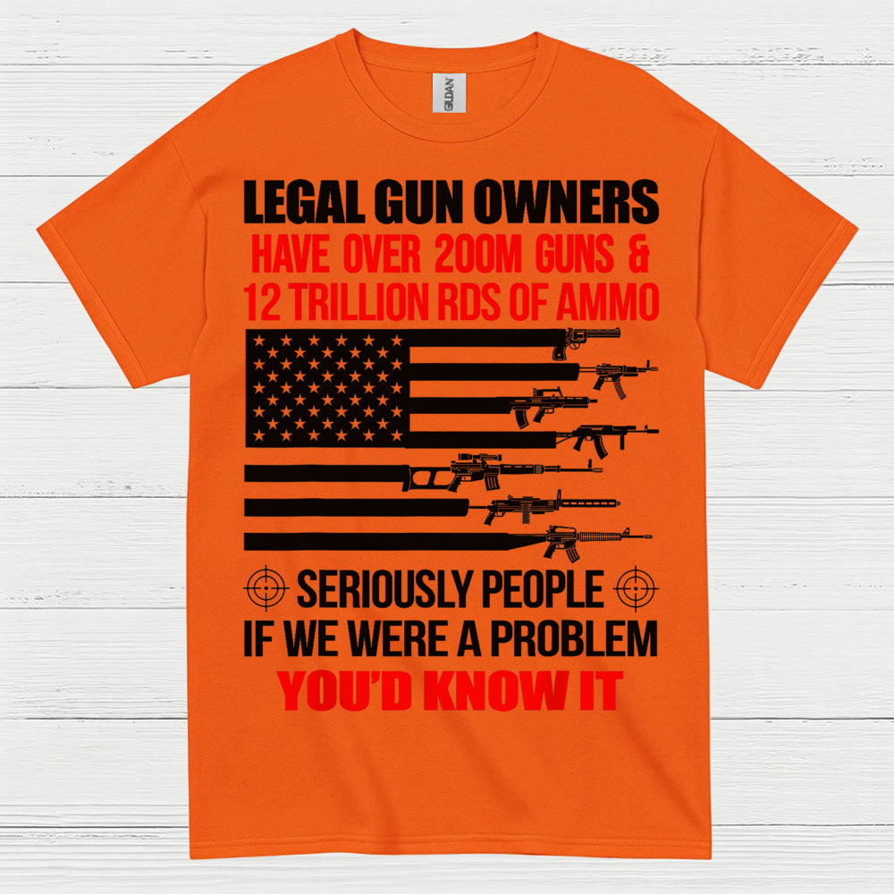 Legal Gun Owners Patriotic Second Amendment T Shirt