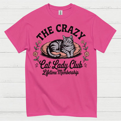 Crazy Cat Lady Club T Shirt