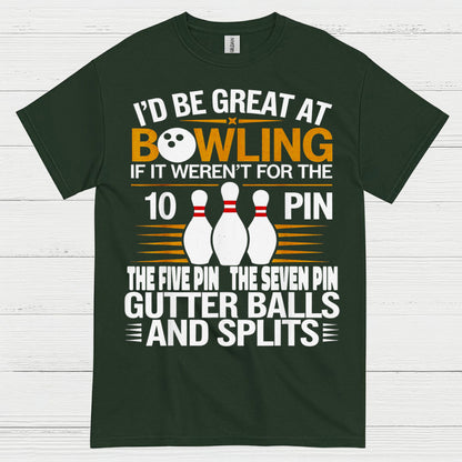 Great At Bowling Funny Humor T Shirt