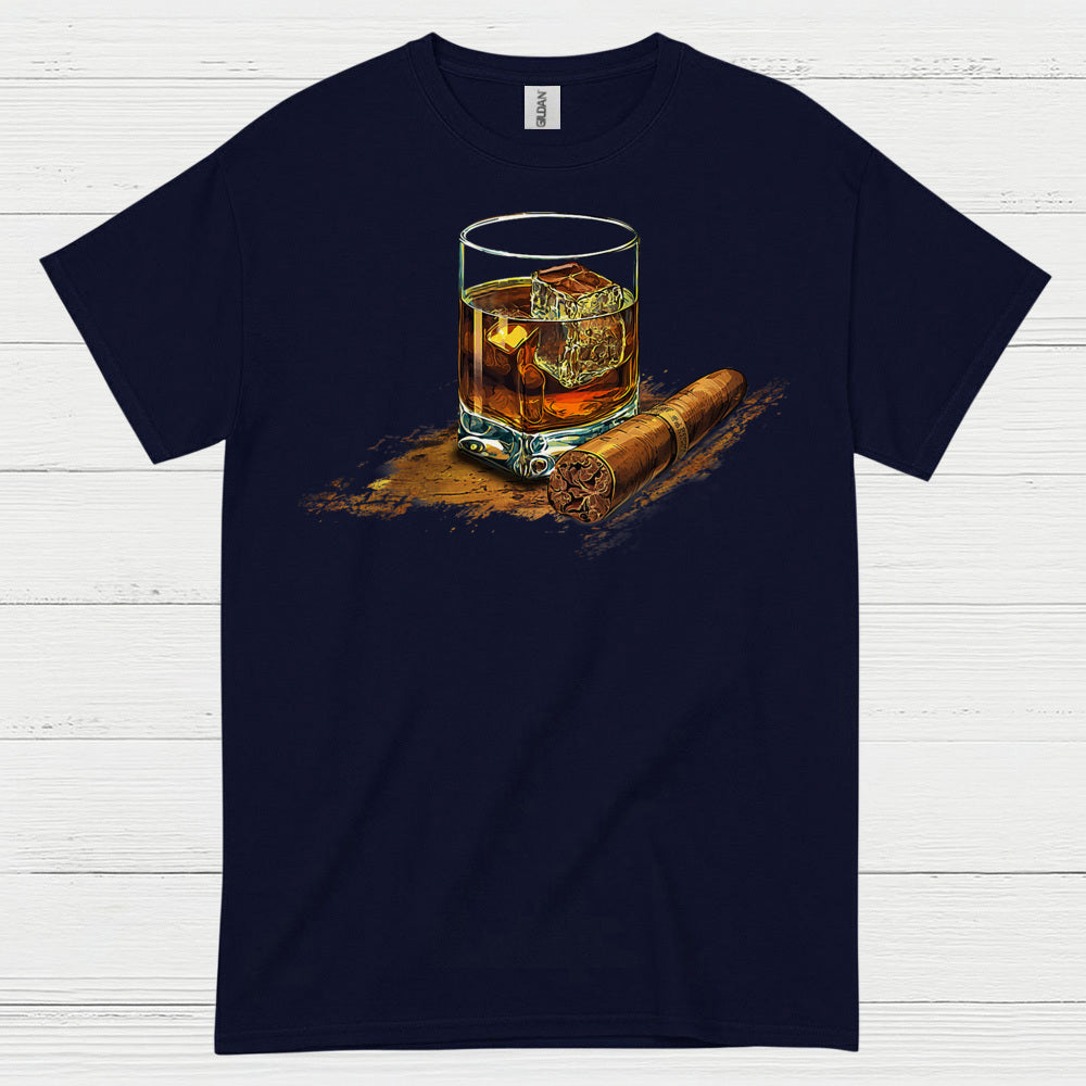 Whiskey And Cigar Classic T Shirt